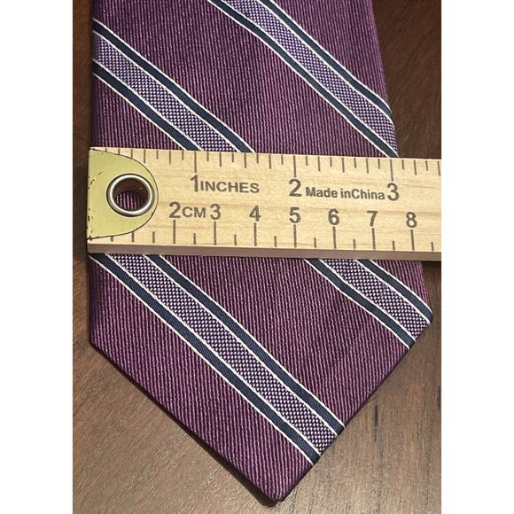 Perry Ellis Portfolio Hand Made 100% Silk Men’s Neck Tie Made In China - Picture 4 of 9